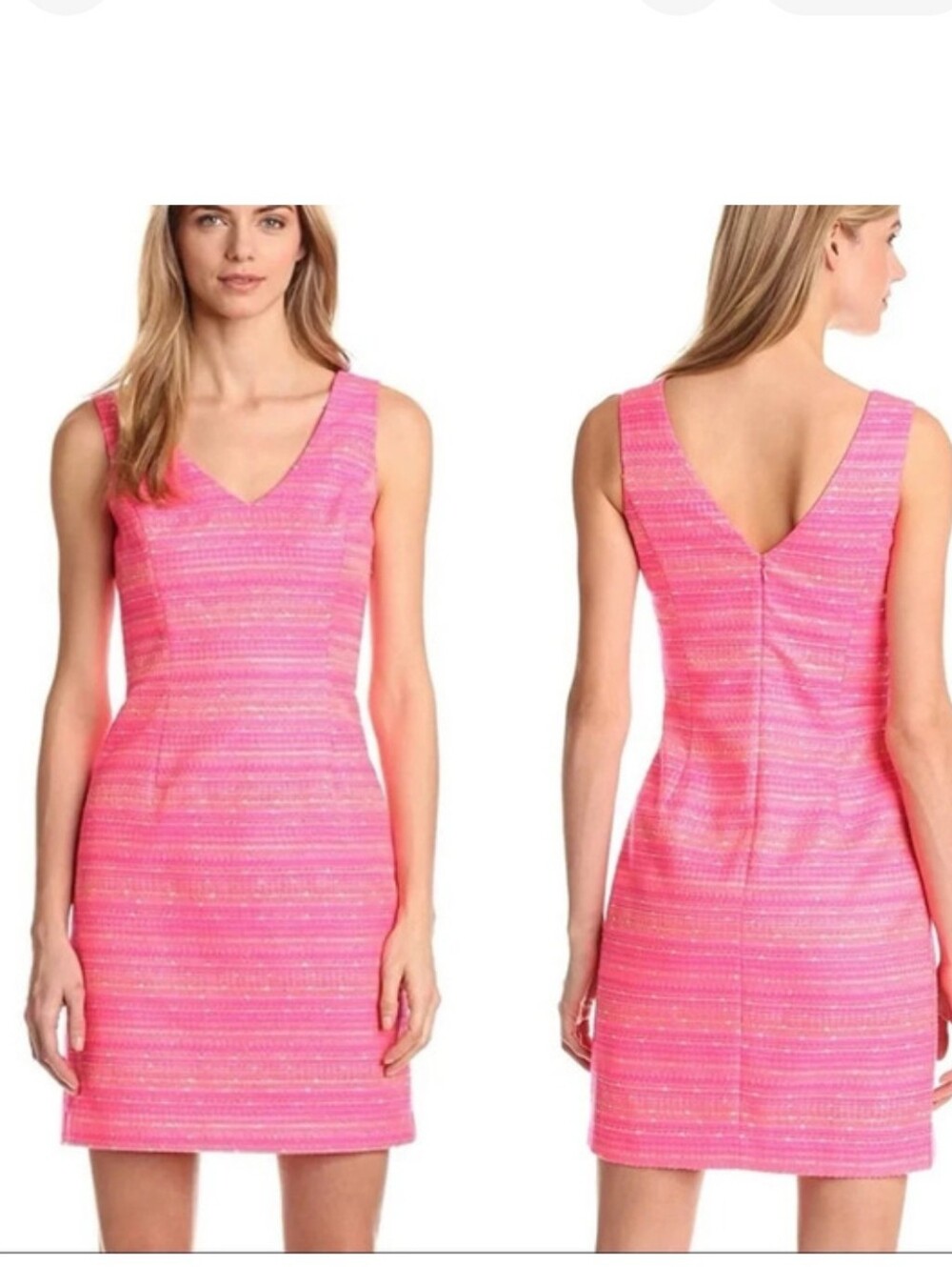 Lilly Pulitzer Laidley Midi Dress Size 10 Like New Condition BARBIE PINK DRESS